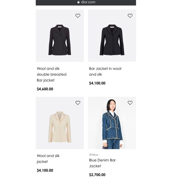 DIOR - NWT Vintage Blazer Lapis, size 14 - Picture 8 of 8